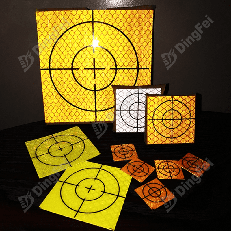 Fluorescent Yellow Retro Reflective Target - 